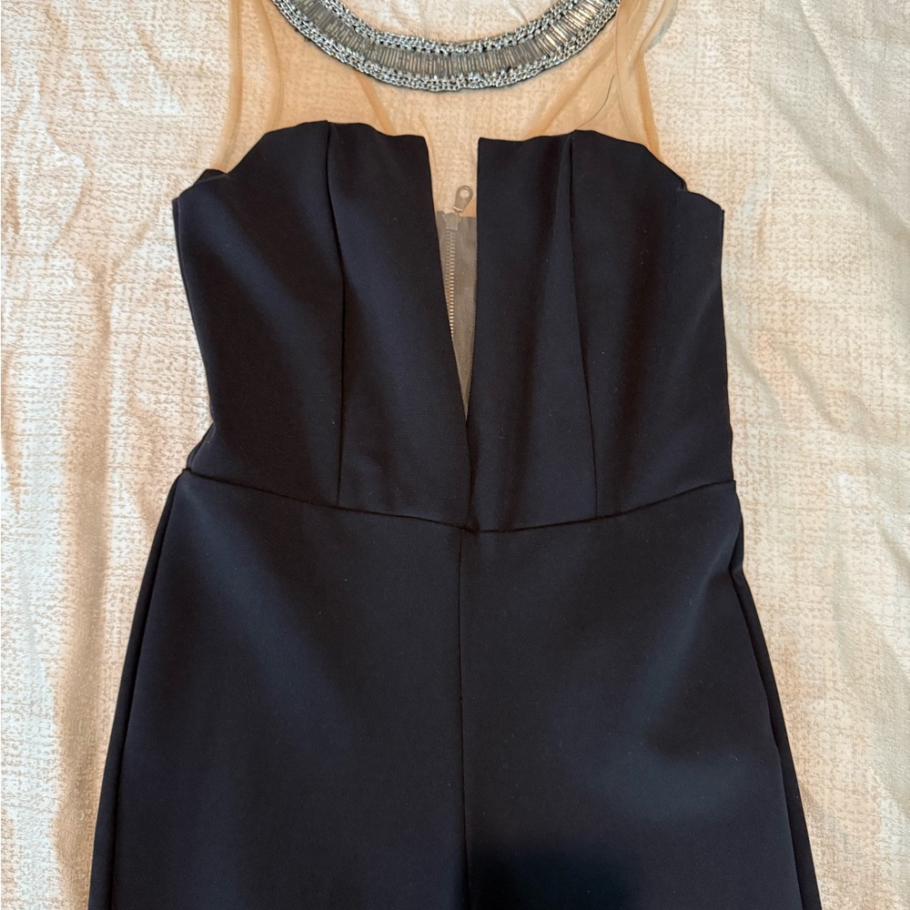 Elegant Black Sleeveless Jumpsuit